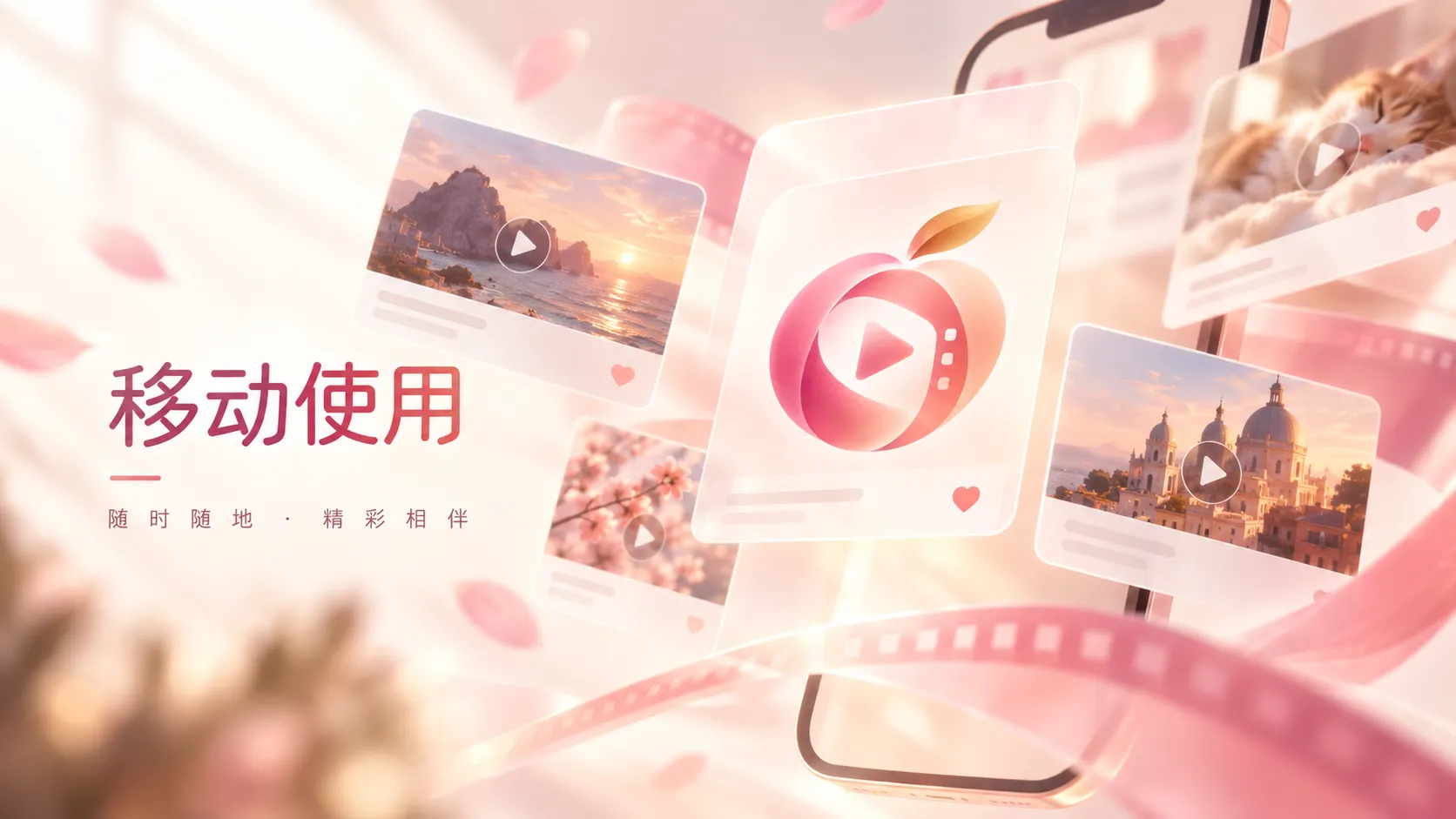 夜景视频主题画面